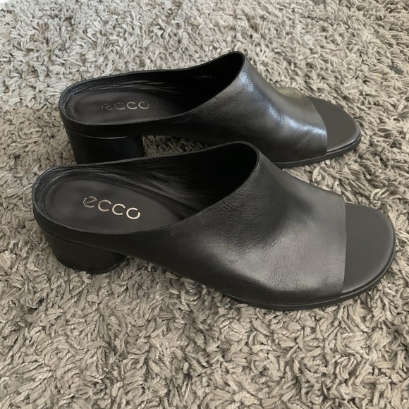 Ecco Shape Block Sandal 45 Women's Sz 10-10.5m Minimalist Comfort - Picture 3 of 7